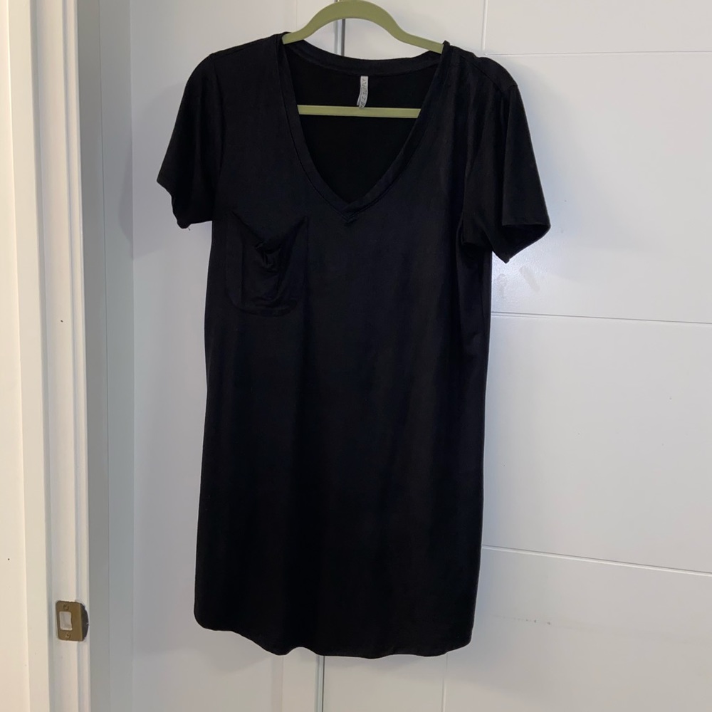 Z Supply comfy casual black dress with pocket